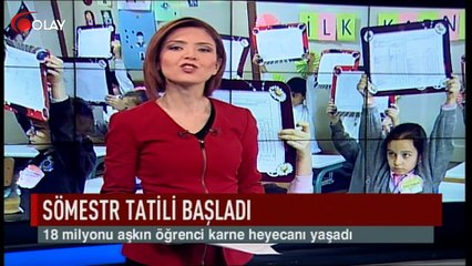 Sömestr tatili başladı