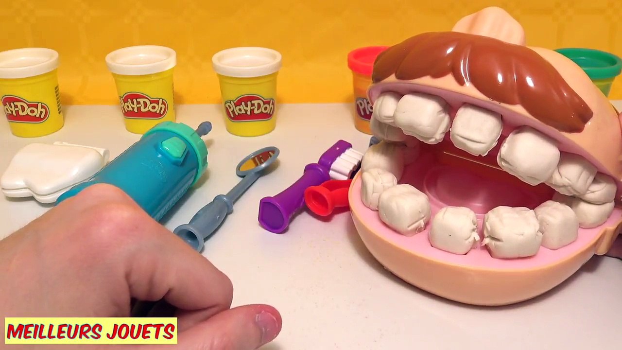 Pâte à Modeler Play Doh le Dentiste Fabrication et Soin de Dents Jouet pour  enfants en français - video Dailymotion