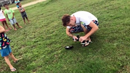 WHERE IS MY DRONE? - Hubsan X4 H501c Unboxing and Test Flight - [No Onboard Video Sorry!