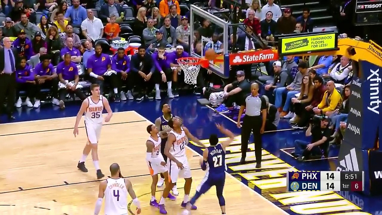 Devin Booker ve Jamal Murray'nin Denver'daki 30'ar sayılık kapışması