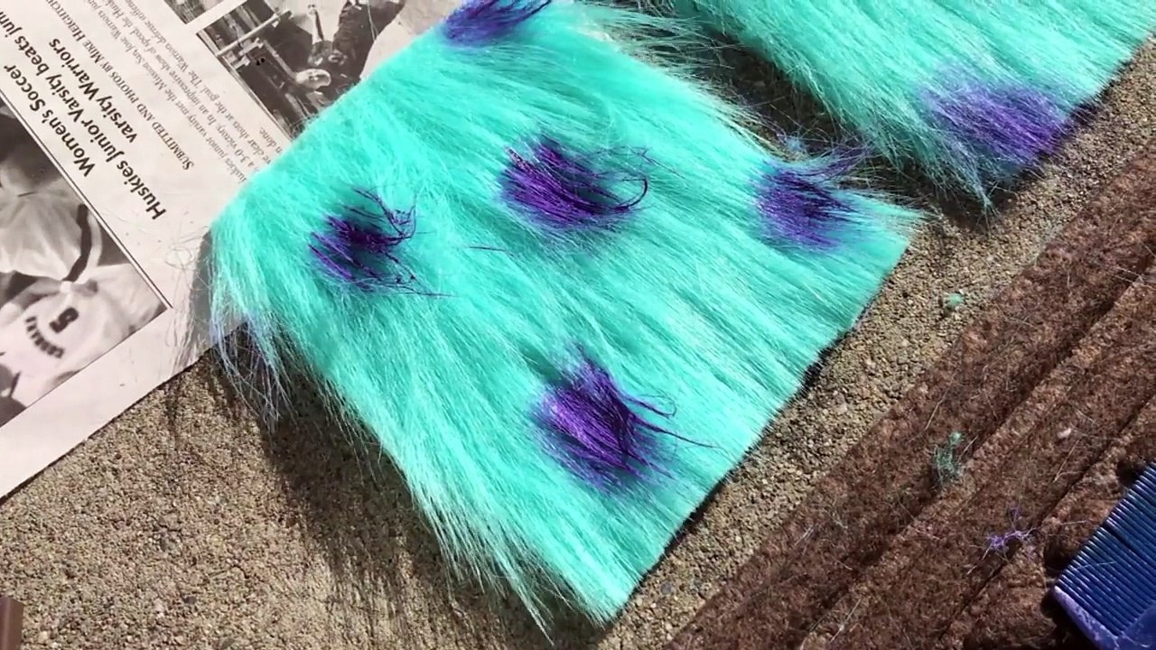 DIY Sully Mickey Ears