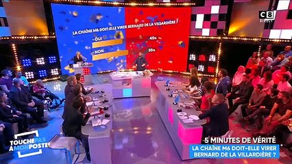 Cyril Hanouna adresse un nouveau message à Bernard de La Villardière dans TPMP - Regardez