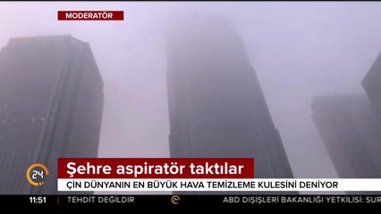 Şehre aspiratör taktılar