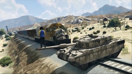GTA V: How to stop a train
