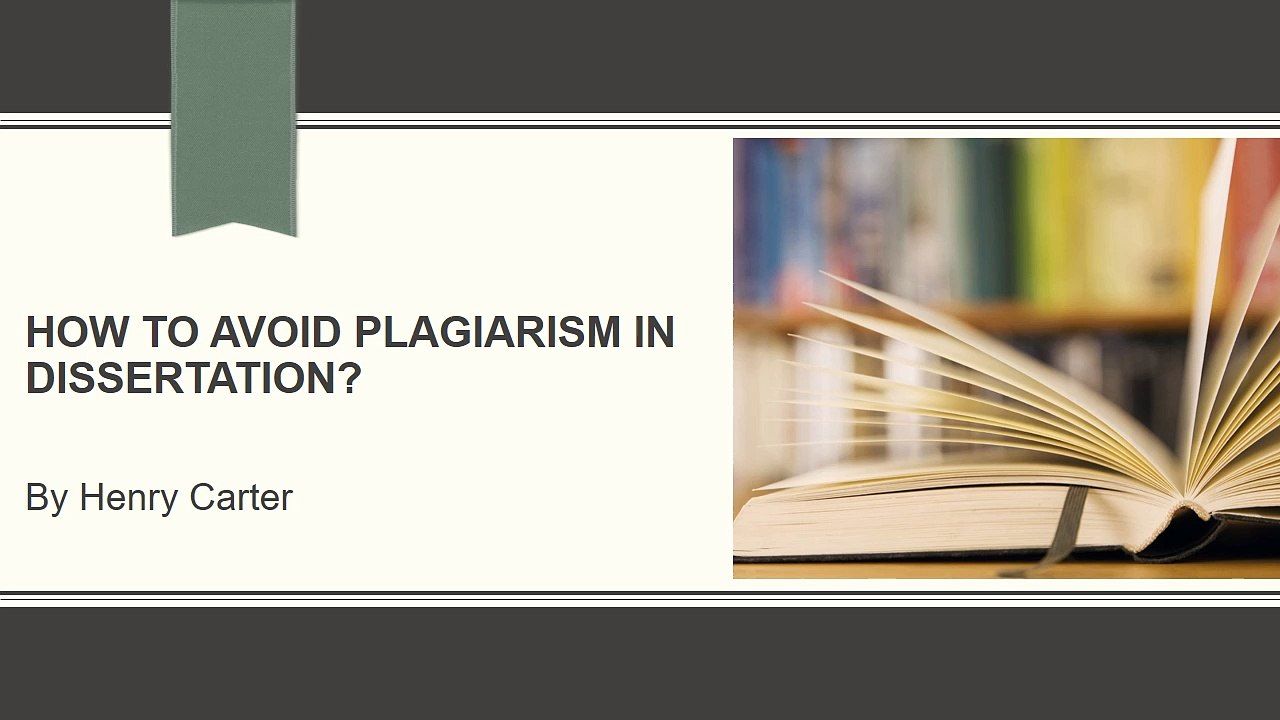 Dissertation writing tips