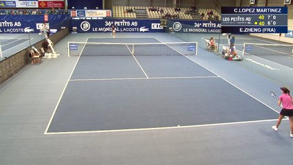 LOPEZ MARTINEZ vs ZHENG - Les Petits As 2018