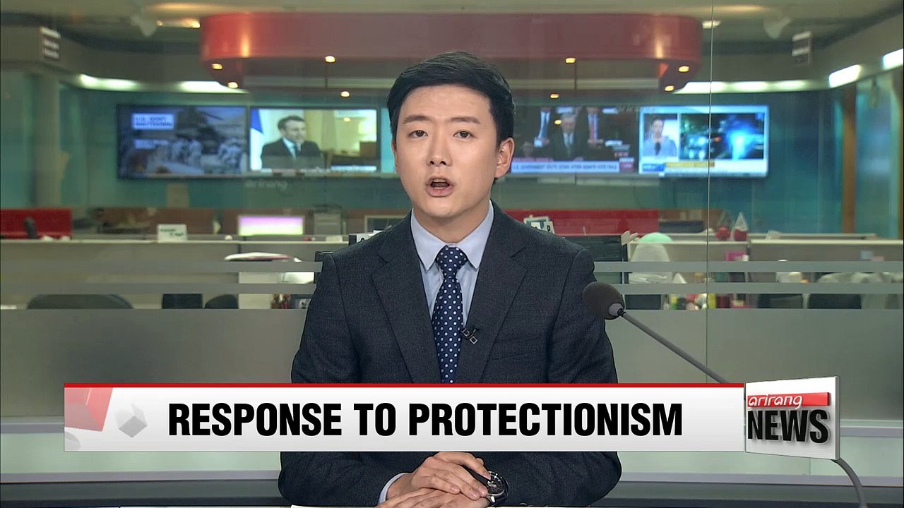 South Korea, EU pledge to respond to growing trade protectionism