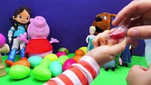 GIANT SURPRISE EGGS Disney Frozen and Funny Pig Surprise Fun Candy and Toys Surprise Eggs video