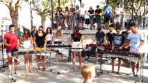 Un Ragtime interprété par les élèves du stage de percussions de l'école de musique de Mèze