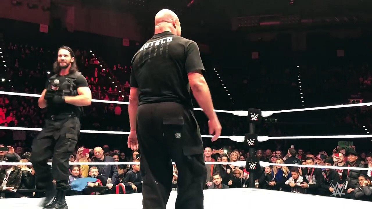 Rollins, Ambrose and Birmingham to Angle: "You still got it"