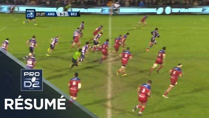 PRO D2 - Résumé Angoulême-Béziers: 32-8 - J20 - Saison 2017/2018