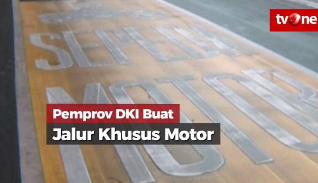 Pemprov DKI Buat Jalur Khusus Sepeda Motor