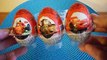 3 Surprise Eggs Cars 2 Special 3-D Collection Unboxing Toys new Huevos Sorpresa - Auta 2
