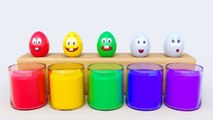Enseñar los colores con Huevos Sorpresas en español para niños con musica | Animacion | 3D