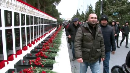 Azerbaycan 20 Ocak Şehitlerini 28. Yıldönümünde Anıyor