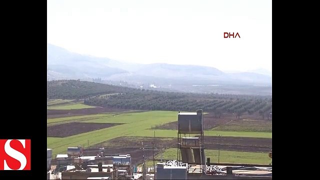 Afrin�deki terör örgütü PKK/PYD mevzileri böyle vuruldu