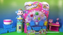 SHOPKINS with Disney Junior Doc McStuffins Bubble Monkey a Surprise Shopkins Video Toy Unboxing