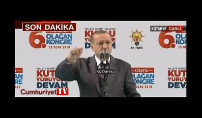Erdoğan:  O zamanların işe yaramayanları şimdi partilere il başkanı yapmaya başladılar