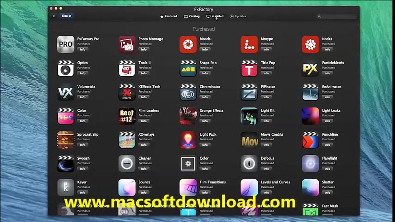 FxFactory Pro 7 Full Version MAC 2018