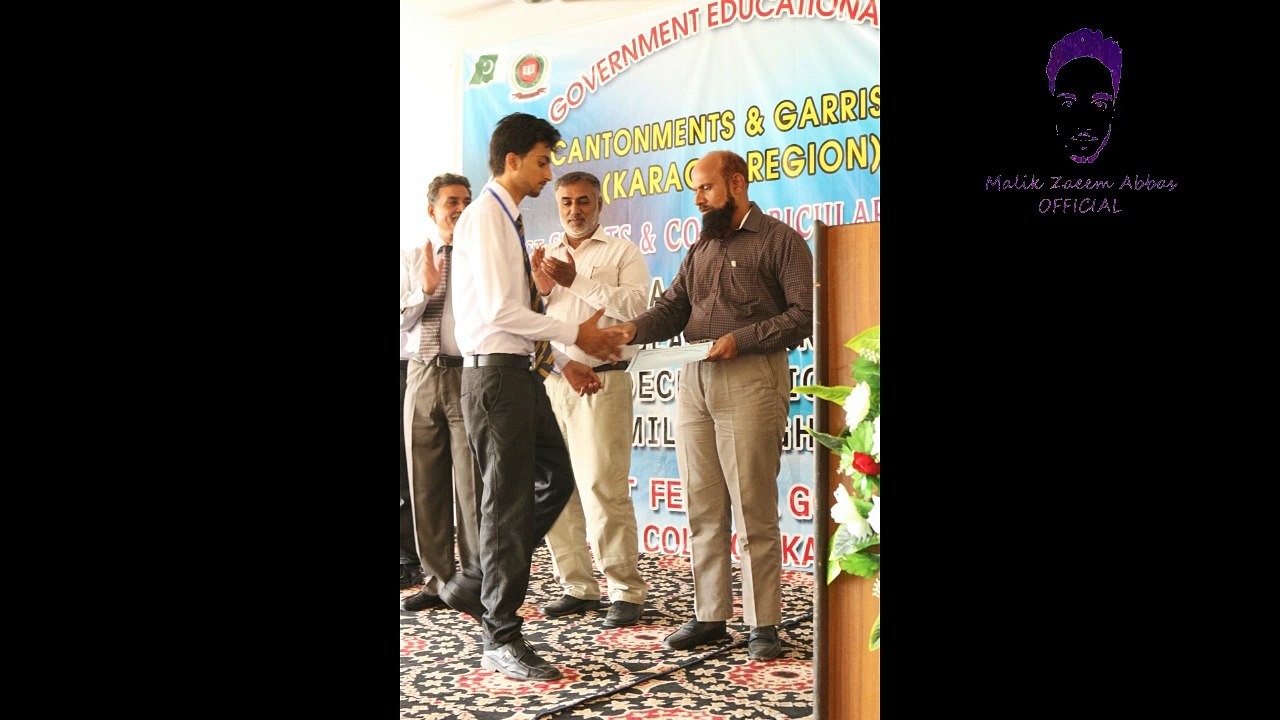 pics while giving  prize  on karachi level  speech compittion