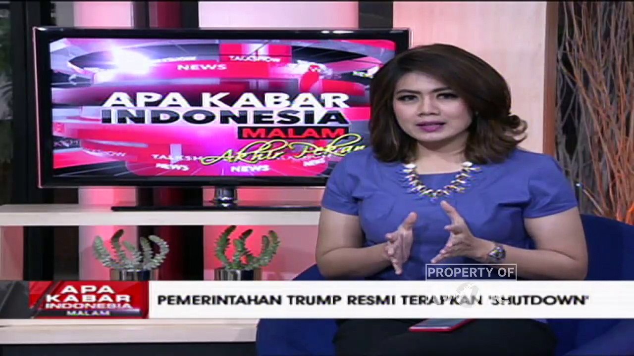 "Pemerintah Trump Resmi Terapkan 'Shutdown'" - Apa Kabar Indonesia Malam