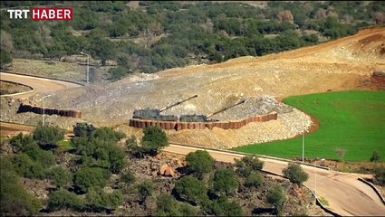 Afrin'deki PYD/PKK mevzilerine obüslerle vuruldu