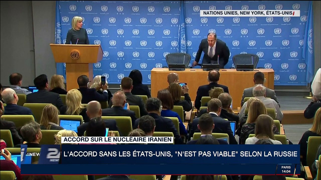 Nucléaire iranien : l'accord sans les Etats-Unis "n'est pas viable" selon la Russie