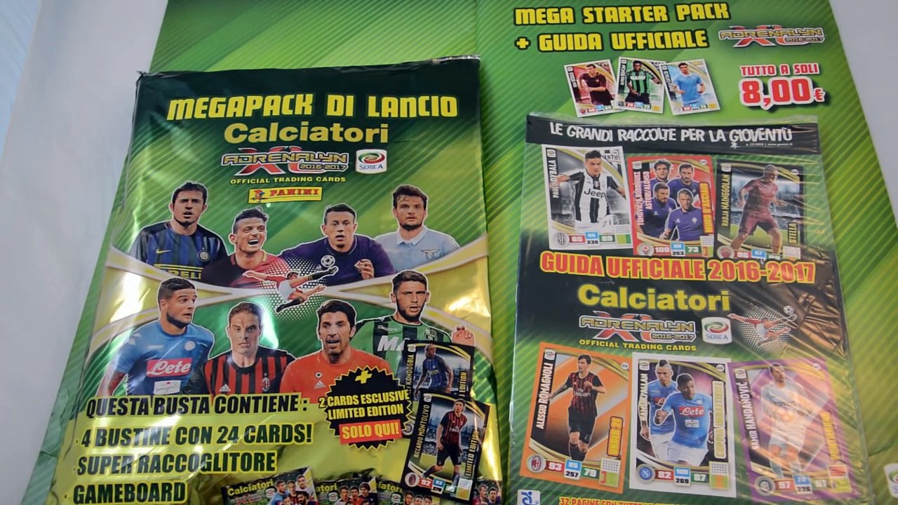 Adrenalyn XL 2016-2017 Unboxing e Review | CeLoMiManca