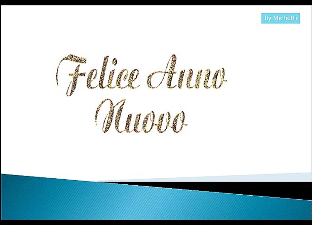 Felice Anno nuovo