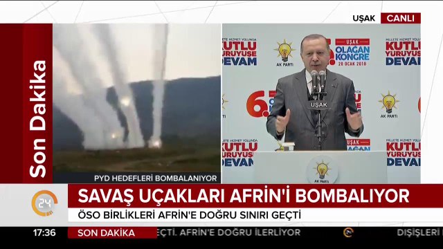 #SONDAKİKA TSK'dan #Afrin mesajı: Zeytin Dalı Harekatı başladı