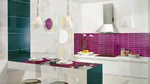 Kitchen design - Ceramic tiles in the interior of modern kitchens - 2018