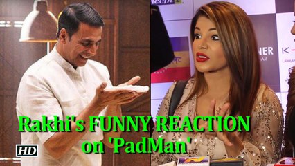 Rakhi Sawant's FUNNY REACTION on PADS & 'PadMan'