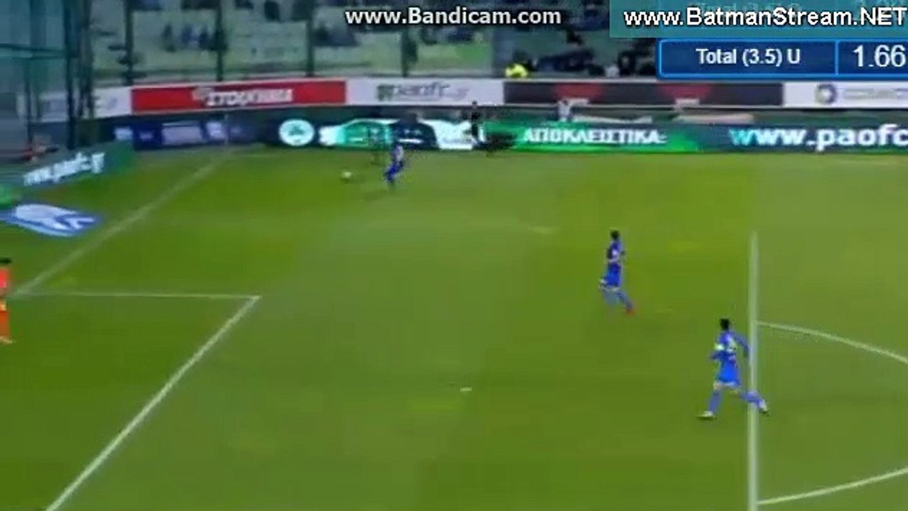 Goal Donis (1-0) Panathinaikos - Kerkyra