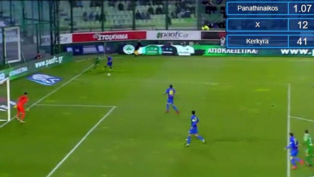 Christos Donis GOAL HD - Panathinaikos 1-0 Kerkyra 20.01.2018
