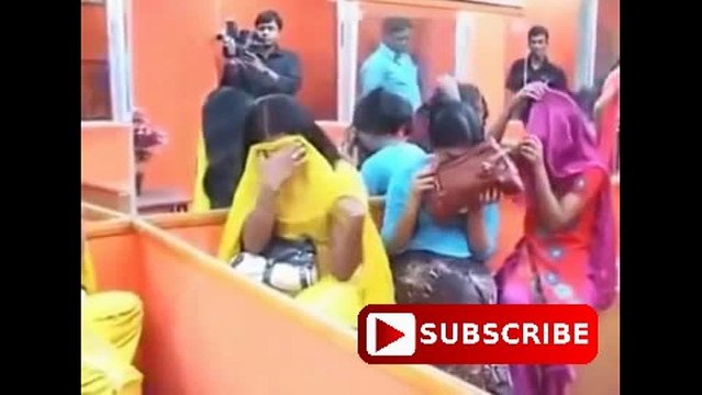 Live Video of Police Raid and Caught Girls and Boys From Spa Center