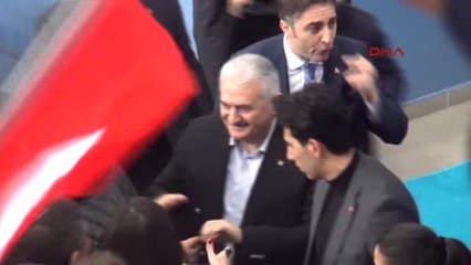 Zonguldak Başbakan Yıldırım 350 Bin Kürt Kardeşimiz Türkiye'ye Sığındı