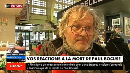 Disparition de Paul Bocuse: L'émotion des Français en apprenant la disparition de "Mr Paul",