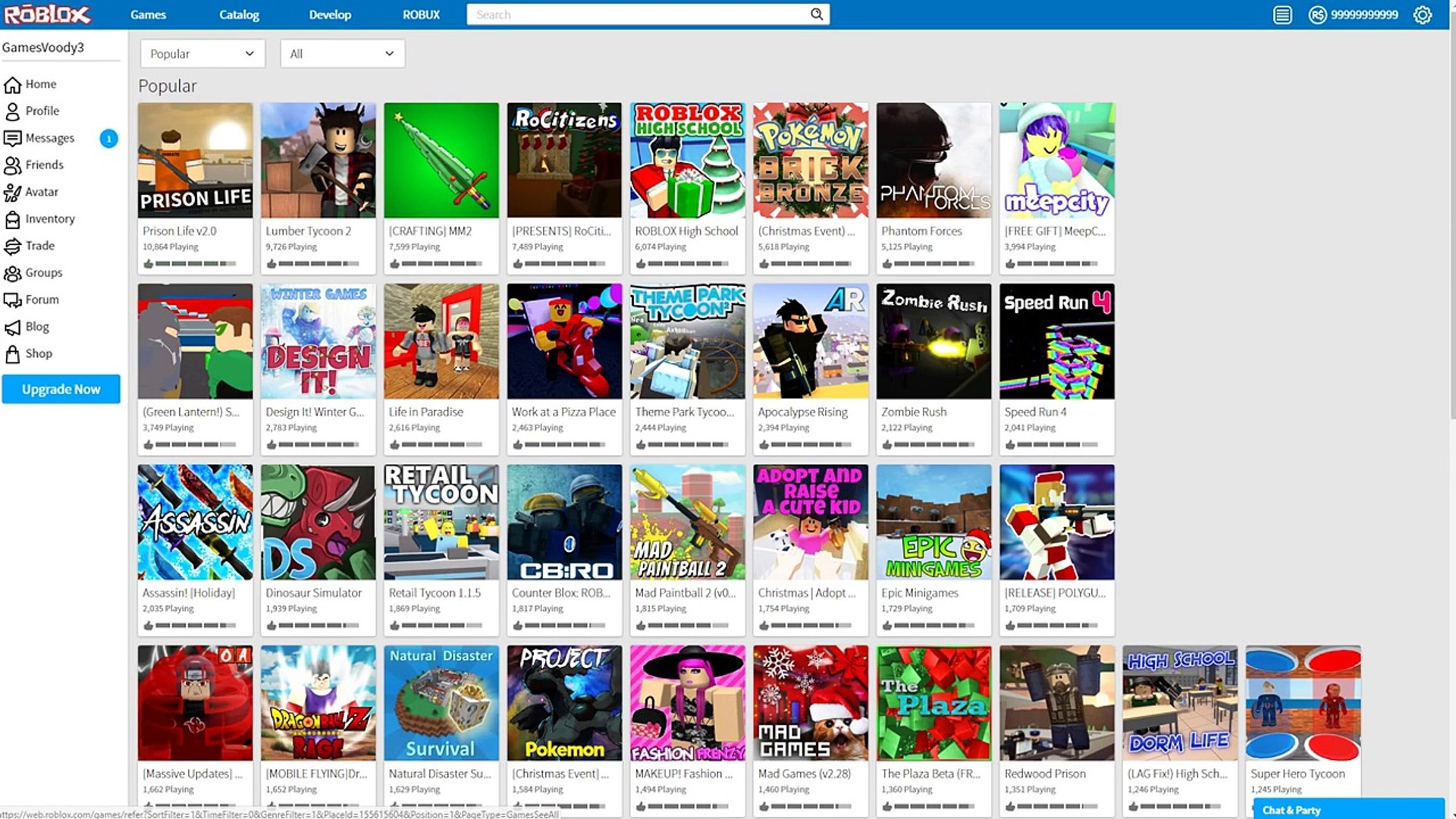 Robux Glitch 2014 - 