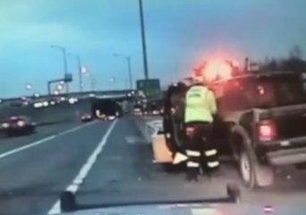 Driver Found Unresponsive on Interstate After Suspected Heroin Overdose