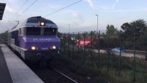 CC 72000 ( Nez cassé / Grosse bleue ) - Locomotive ( fret / Agence d'Essais Ferroviaire )