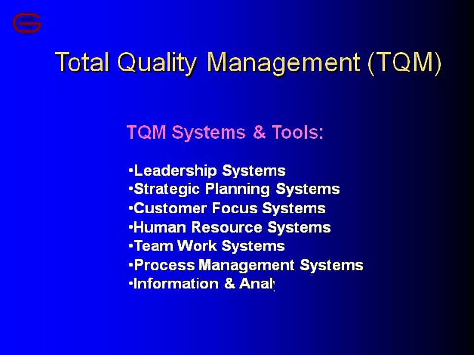Total Quality Management