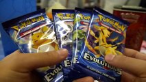 Pokémon Evolutions Prerelease - Opening 7 Packs of XY Evolutions!!
