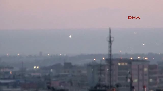 Kilis - Azez - Savaş Uçaklarının Afrin'deki Hedefleri Bombalama Anı 2