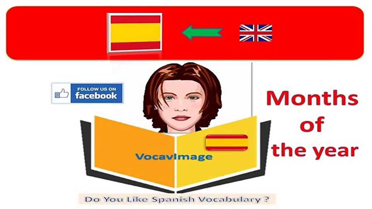 Months Of The Year In Spanish Video How To Say March In Spanish V deo Dailymotion