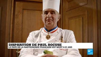 Disparition de Paul Bocuse, pape de la gastronomie française, décédé à 91 ans