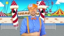 Theme Park rides with Blippi _ Theme Park Song