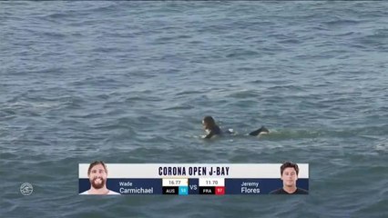 Adrénaline - Surf : Les meilleurs moments de la série de J. Florès et W. Carmichael (Corona Open J-Bay, round 3)