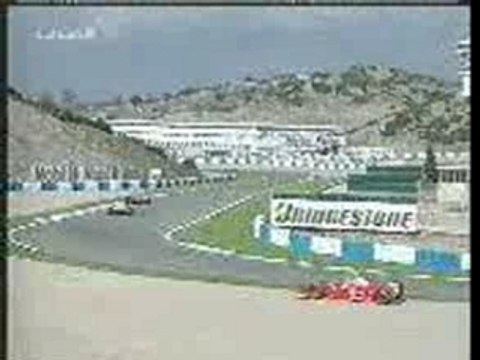 F1 1997 Schumacher Michael & Jacques Villeneuve Crash
