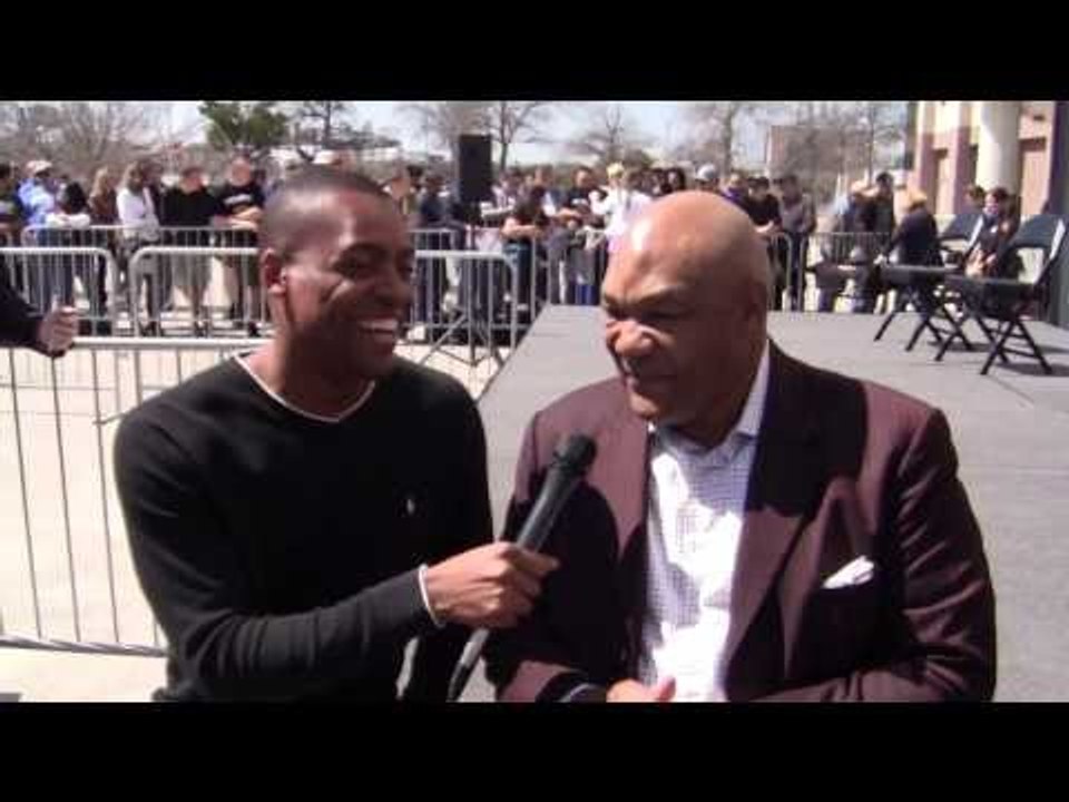 EXCLUSIVE: GEORGE FOREMAN (one on one)