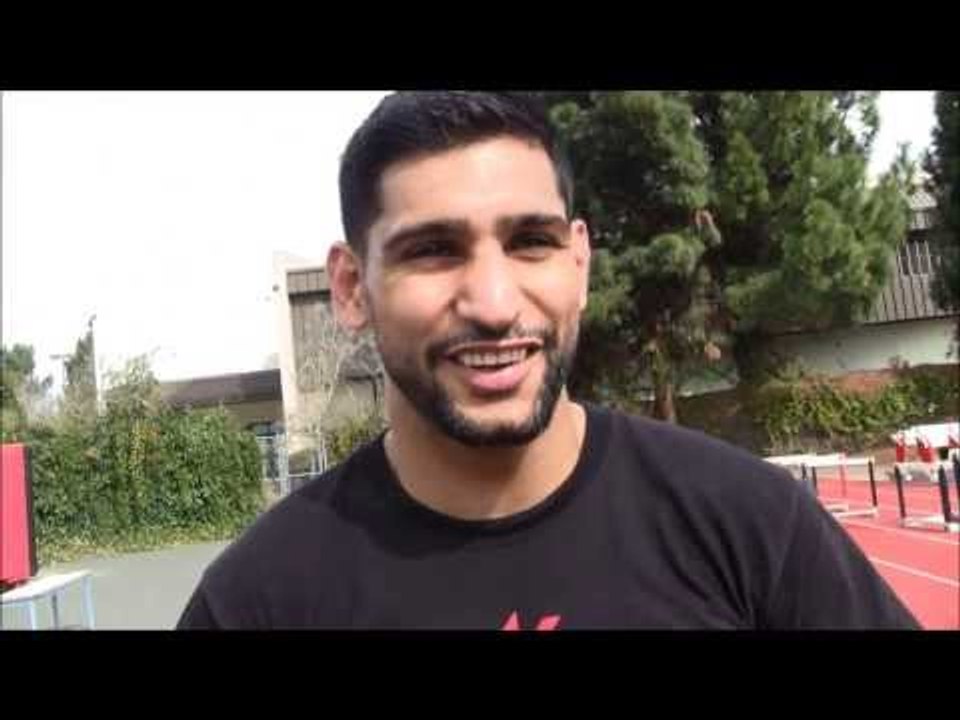 Shawn Porter, Amir Khan, Alfredo Angulo, & Bruno Escalante sprint train w/ Remi Korchemny